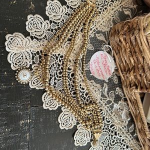 Vintage Chanel button 1960s necklace